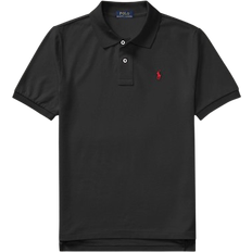 Ralph Lauren Boy's The Iconic Mesh Polo Shirt - Black