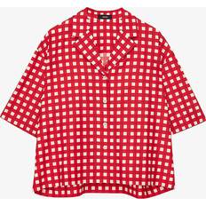 Joseph Vichy Silk Blouse - Röd