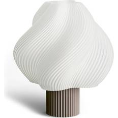 Crème Atelier Soft Serve Portable Suede Bordlampe 23cm
