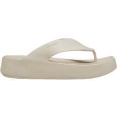 45 ⅓ - Beige Flip-Flops Crocs Getaway Platform Flip - Stucco