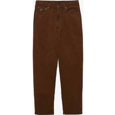 Prada Trousers Prada Corduroy Wide-Leg Trousers brown