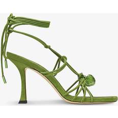 43 - Verde Tacchi e Décolleté Jimmy Choo Jemma 90 Ankle Tie High Heel Sandals - Women's