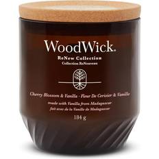 Woodwick Cherry Blossom & Vanilla Renew Medium Bougie Parfumée 450g