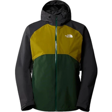 The North Face Men's Stratos Hooded Jacket - Pine Needle/Sulphur Moss/Grey