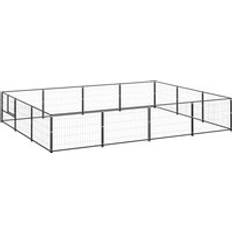 Pets Berkfield Home Dog Kennel Black 12