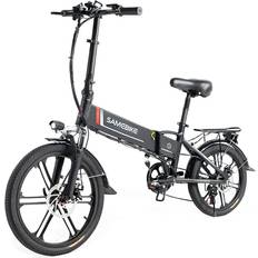 20LVXD30-II Folding Electric Bicycle with Removable Battery Black
