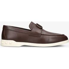 Valentino Garavani Man Loafers Valentino Garavani Leather Leisure Flows Loafers brown