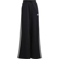 Adidas essentials shorts adidas Women's Sportswear Essentials 3-stripes French Terry Wide Joggers - Black/White