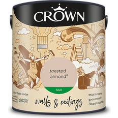 Crown Beige - Wall Paints Crown Matt Wall Paint Toasted Almond 2.5L