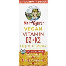 MaryRuth's Organics Vegan Vitamin D3 + K2 Spray Unflavored