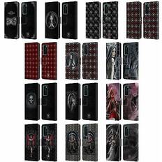Anne Stokes Gothic Leather Book Wallet Case Cover Huawei Phones 4