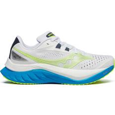 Saucony Endorphin Speed 4 Running Shoes - White/Viziblue