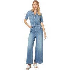 Jumpsuits & Overalls Paige Harper Ankle Wide Leg Denim Jumpsuit