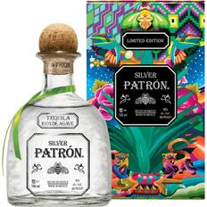 Patron Limited Edition Mexican Heritage Tin Silver Tequila, 700ml