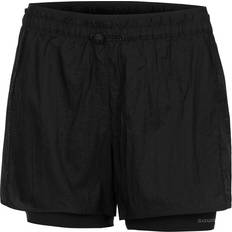 Saucony Elevate 4in 2in1 Shorts Damen Schwarz, Größe schwarz