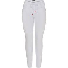 Marta Du Chateau Vita Byxor & Shorts Marta Du Chateau dame jeans Emma 2302 White11