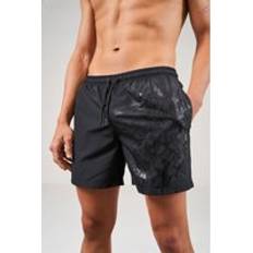 Polyester Swimming Trunks TCC Water Reactive Emblem Swim Shorts Black