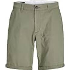 Chino Shorts - Green Jack & Jones Stretch Chino Shorts Olive Green