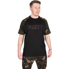 Fox 3XL T-shirts Fox Fox International Outline Short Sleeve T-shirt Black Man