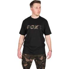 Fox Clothing Fox Fox International Logo Short Sleeve T-shirt Black Man