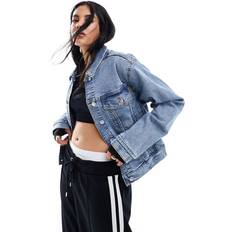 Denim Jackets ASOS DESIGN Westernjakke mellemblå vask