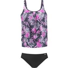 Hvid Tankinier Buffalo Tankini - Navy/Pink/Hvid