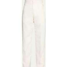 Pantaloni & Shorts Givenchy Wide Pants In Wool and Mohair - White