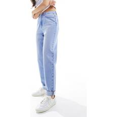 High Waist - Unisex Jeans ASOS DESIGN Mellemblå afslappede mom-jeans