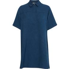 B.Young Blåa Klänningar B.Young BXGAIYA Kleid Blau Größe für Damen