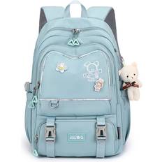 Maxpower lightblue New School Backpack Girls Cute Bagpack Large Capacity Waterproof Teenager