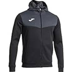 Joma Herren Campus Street Kapuzenpullover, Schwarz