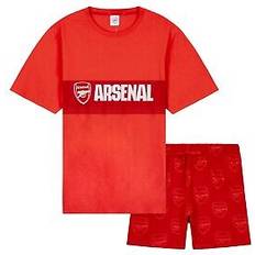 Arsenal F.C. mens short pyjama set pj t-shirt shorts loungewear nightwear