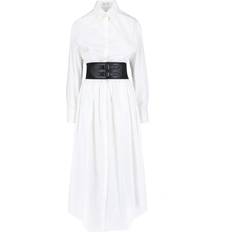 Alaïa Cotton Poplin Shirt Dress