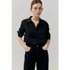 H&M Dame Sort Linskjorte