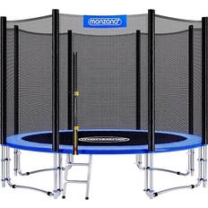 305.0 cm Trampolines Monzana Complete Trampoline 305cm + Safety Net + Ladder