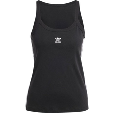 Damen - XXS Tanktops Adidas 3-Stripes Tank Top - Black