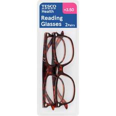 Brown Reading Glasses Tesco Health Reading Twin Pack 3.5