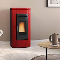 Extraflame Pelletofen Klaudia Belüftet bordeaux 8 kW