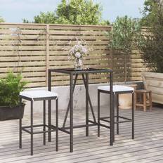 VidaXL Set da pranzo per patio vidaXL Bar Giardino 3 pz Cuscini in Polyrattan Nerocod MXL 93480 Set da pranzo per patio