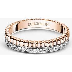 Boucheron Rose Gold, White Gold And Diamond Quatre Radiant Wedding Band multi