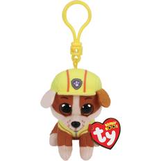 Soft Toys TY Sold by: BBToyStore, Beanie Boos Paw Patrol Rubble Plastic Key Clip