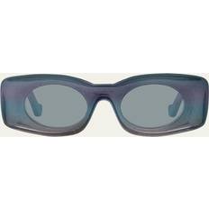 Loewe Ibiza Sunglasses - Black/Blue Mirror