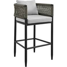 Aluminum Outdoor Bar Stools Armen Living alegria outdoor patio counter stool