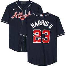 Atlanta Braves Game Jerseys Fanatics Authentic Michael Harris II Atlanta Braves Autographed Navy Nike Replica Jersey