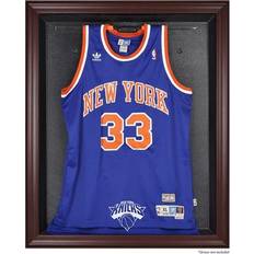 NBA Sports Fan Products Fanatics Authentic New York Knicks Mahogany Framed Team Logo Jersey Display Case