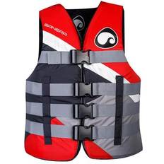 Spinera Allround Dual Nylon Buoyancy Aid Life Vest 50N Red Grey