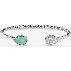 Boucheron White Gold, Diamond And Aquaprase Serpent Bohème Bangle blue 15