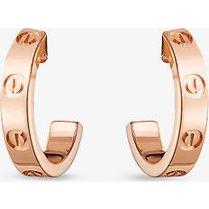 Cartier Earrings Cartier Womens Pink Love 18ct Rose-gold Earrings