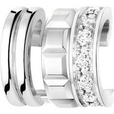 Boucheron White Gold And Diamond Quatre Single Ear Clip silver One