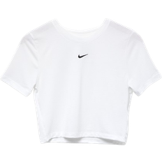 Modal T-shirts NIKE Sportswear Essential Women's Slim Cropped T-shirt - White/Black